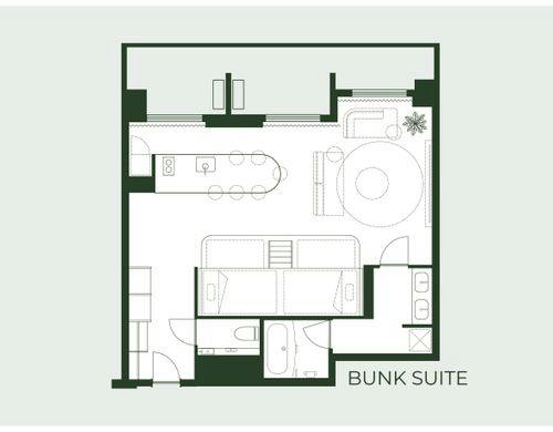 Bunk Suite 平面図