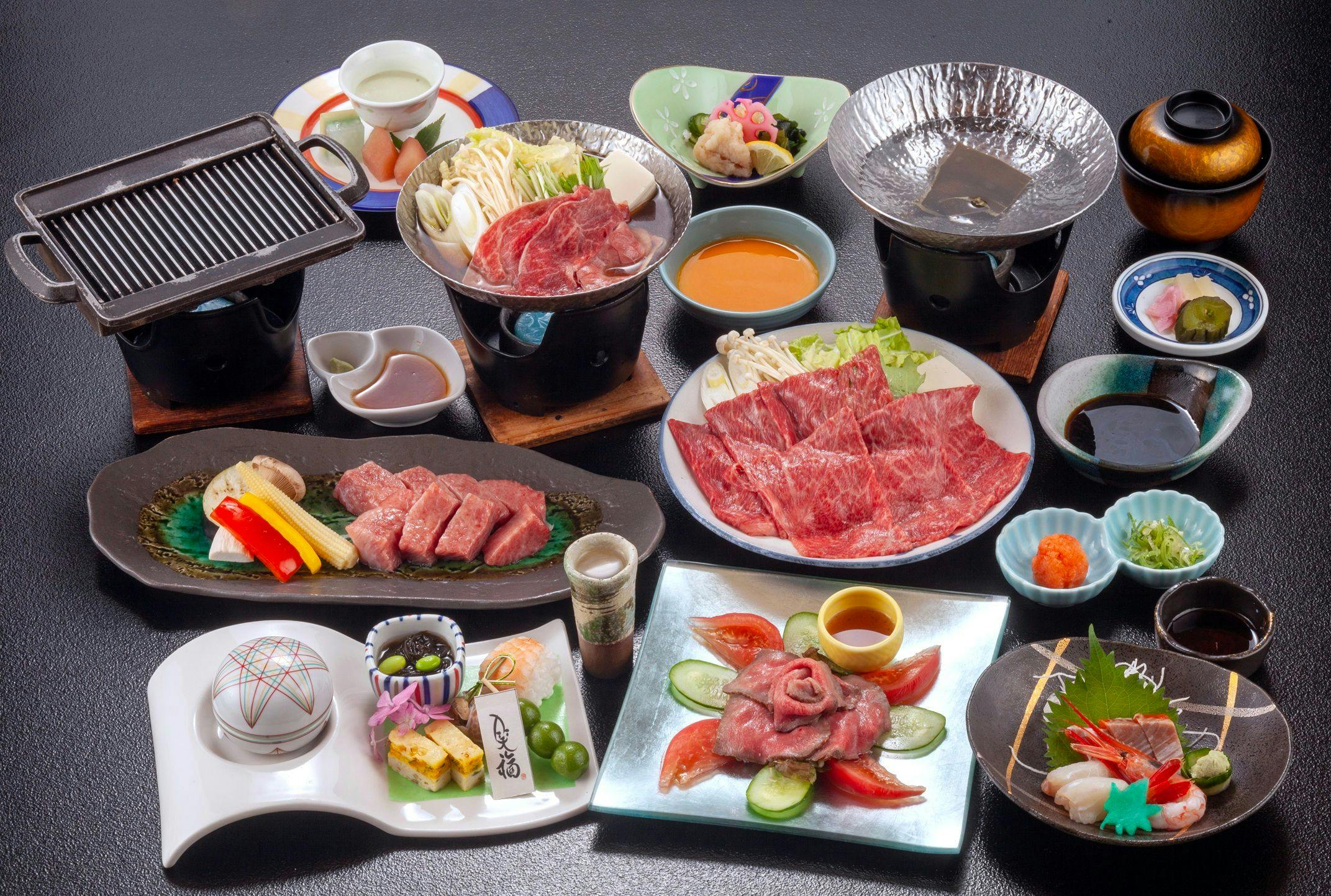 ชุดอาหารพิเศษฮิดะกิวสุดหรู