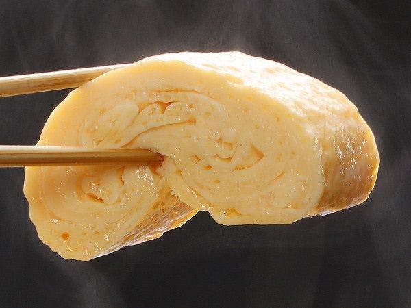 조식 뷔페의 다시마끼 계란