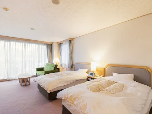 ห้องดีลักซ์เตียงคู่สไตล์ตะวันตก (36 ตร.ม.)