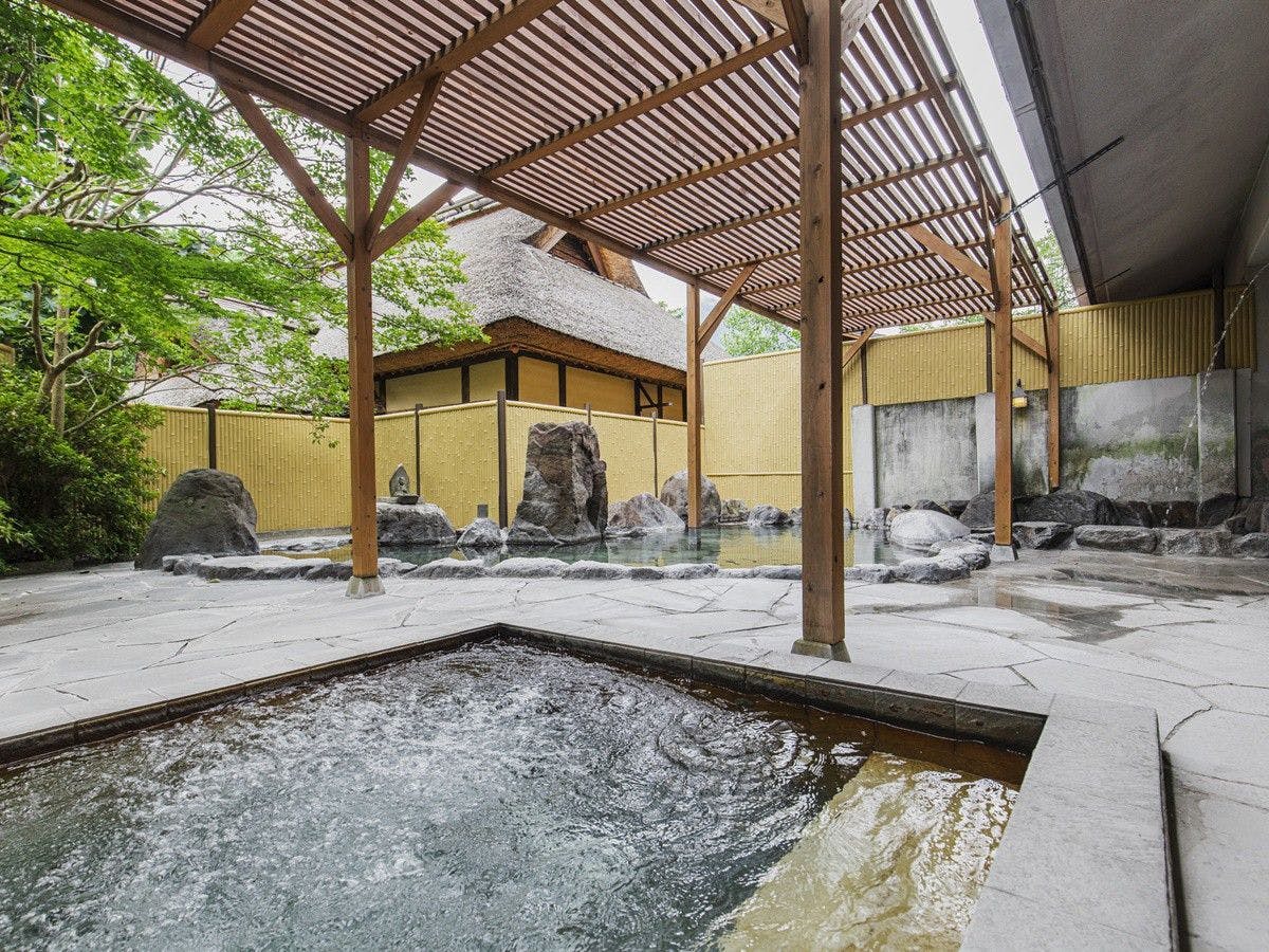 【ห้องอาบน้ำรวม｜ชาย】อ่างอาบน้ำกลางแจ้งน้ำพุร้อนธรรมชาติ