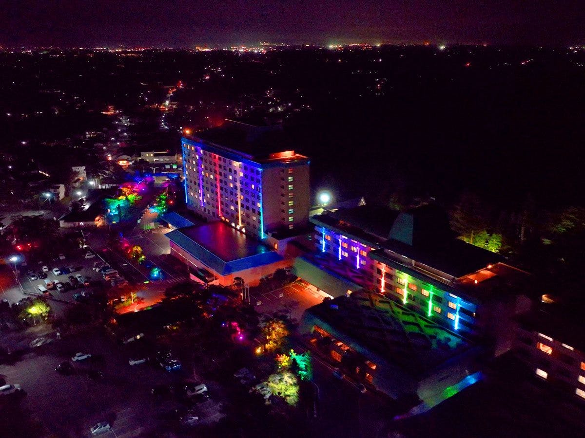 การแสดงแสงไฟ "HIKARI Street"