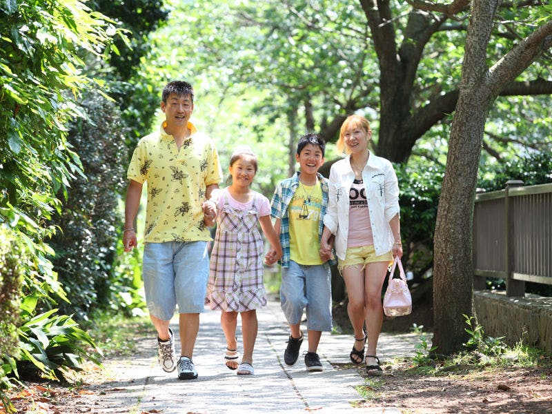 ทางเดินเล่นมัตสึคาวะสามารถเพลิดเพลินกับการเดินเล่นในทุกฤดูกาล