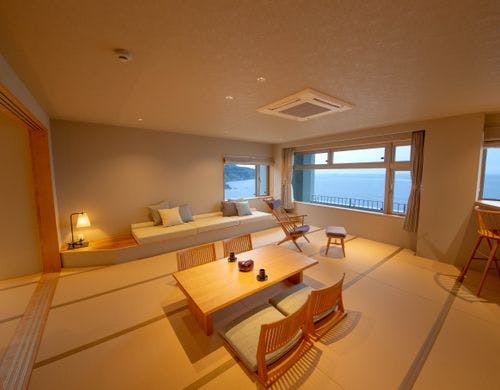 展望風呂付客室！