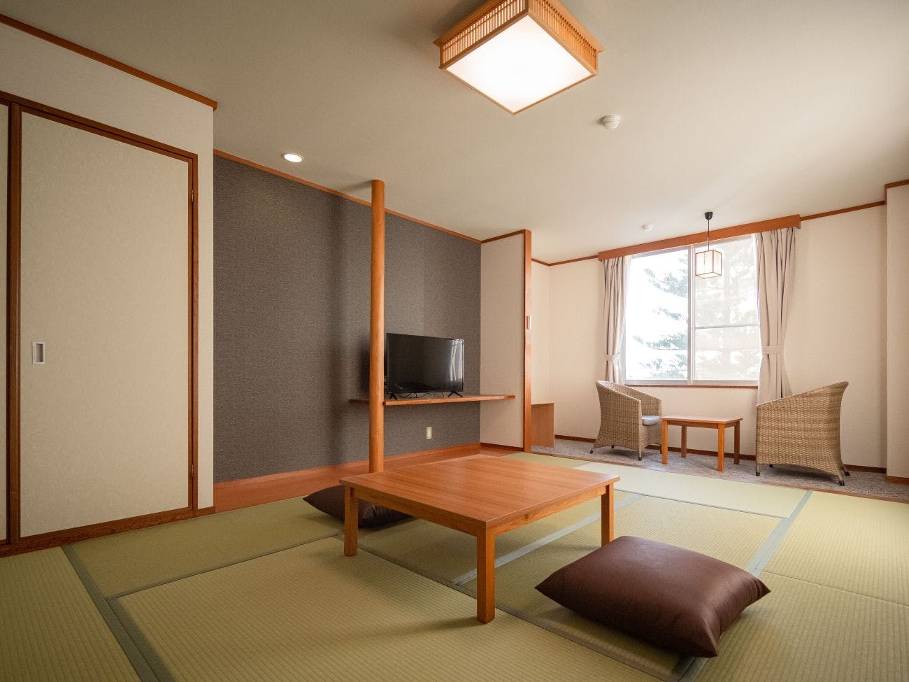 ห้องพักสไตล์ญี่ปุ่นมาตรฐาน สำหรับ 3 ท่าน *ตัวอย่างห้องพัก