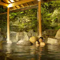 ออนเซ็นกลางแจ้ง ช่วงเช้า (สลับชายหญิง)