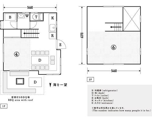 10名様用棟の外観です。