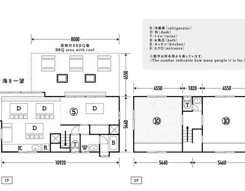 25名様用棟の外観です。