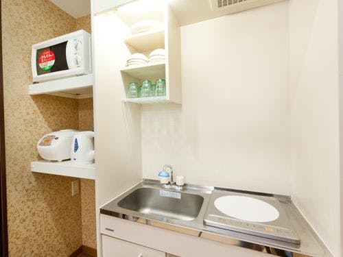 全客室にはUBと厨房つきです