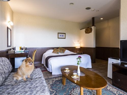 ■半露天風呂とバルコニーが付いたお部屋