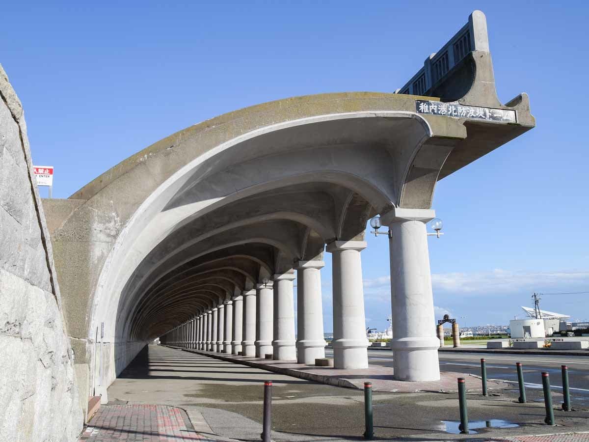 稚內港的防波堤