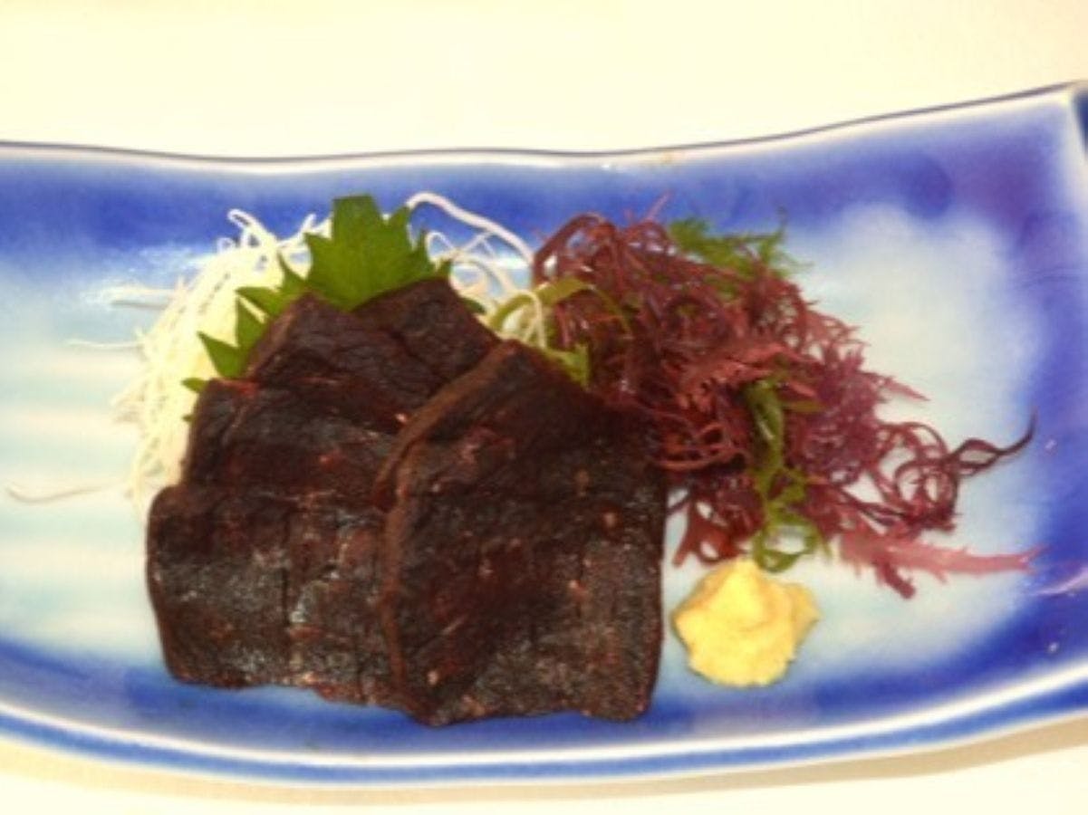 ■鯨魚生魚片（圖片僅供參考。）