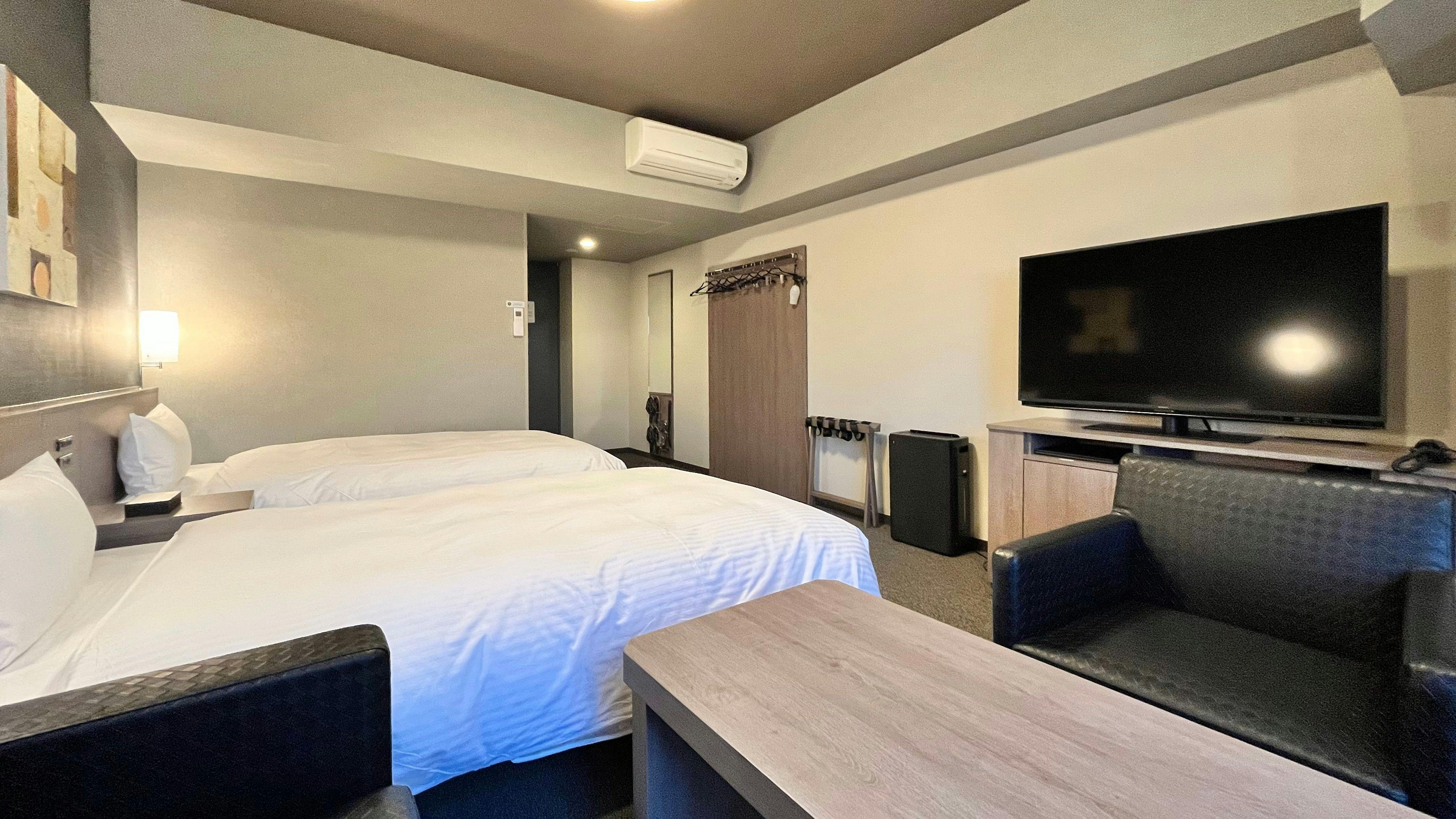 ห้องพักเตียงคู่สำหรับการพักผ่อนอย่างสบาย