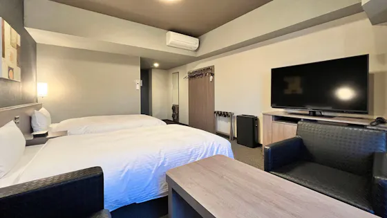 ห้องพักเตียงคู่สำหรับการพักผ่อนอย่างสบาย