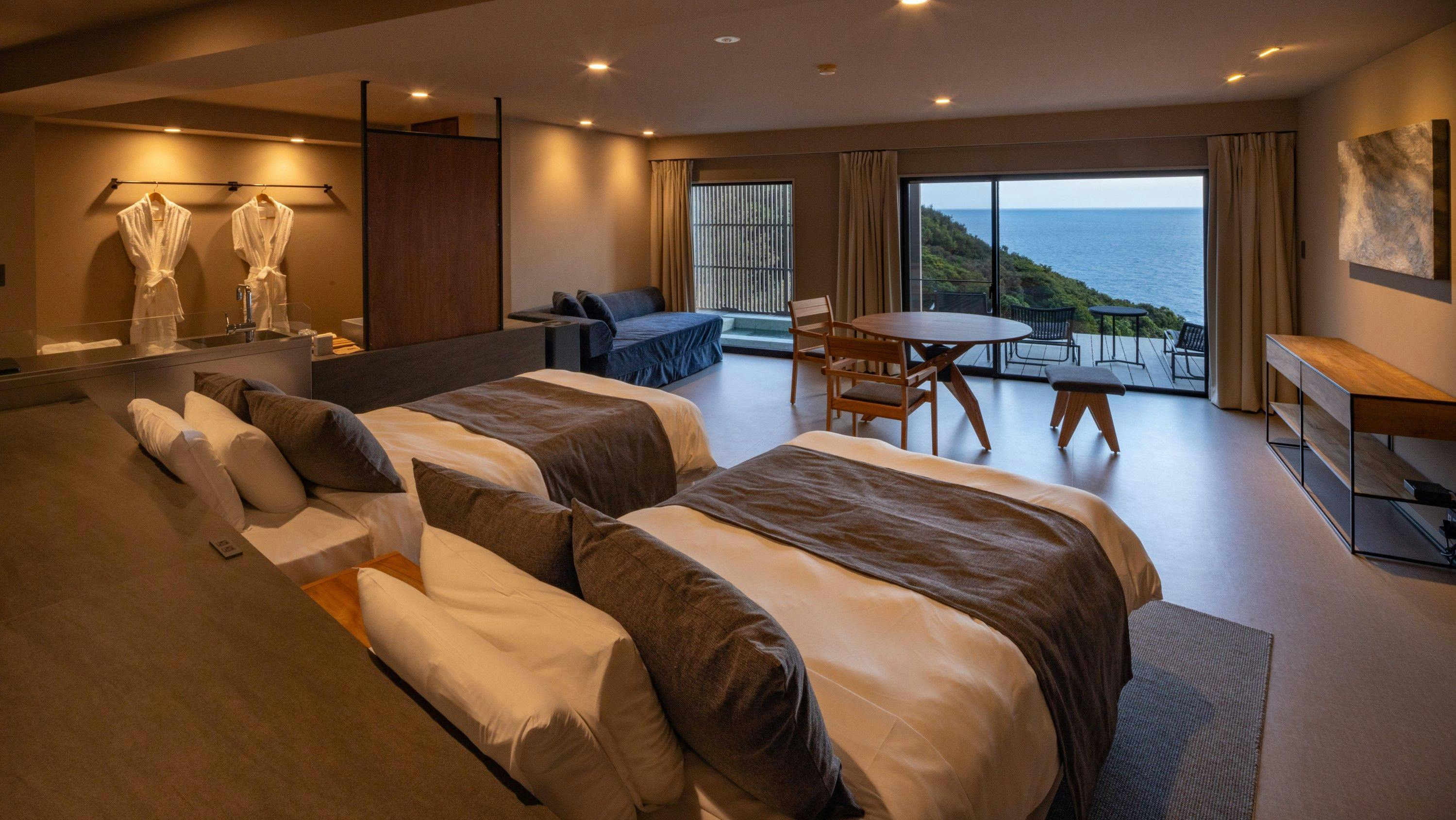 Themana Village 旧 足摺パシフィックホテル花椿 オールインクルーシブ 露天風呂付スイート 新オープン Azzurrissimo でイタリアン夕食 プラン スイートルーム露天風呂付ツイン ザマナツインルーム Yahoo トラベル