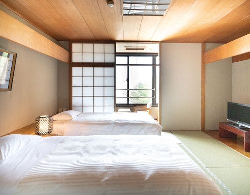 別館しらすな庭/和室(ツインベッド)/バス無