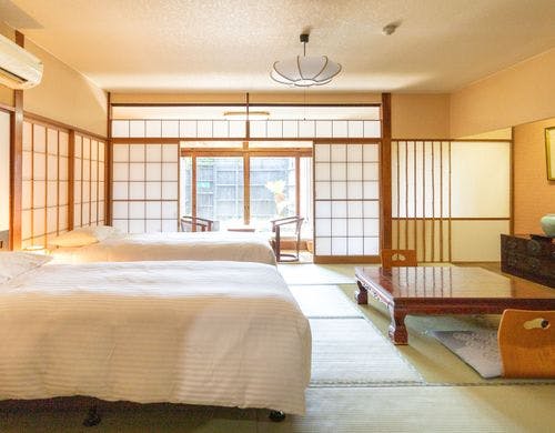 【お部屋】露天風呂付/和室(ツインベッド)