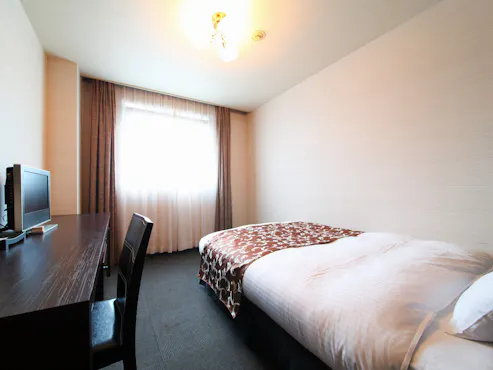 ตัวอย่างห้องพักแบบดับเบิลรูมในอาคารหลัก