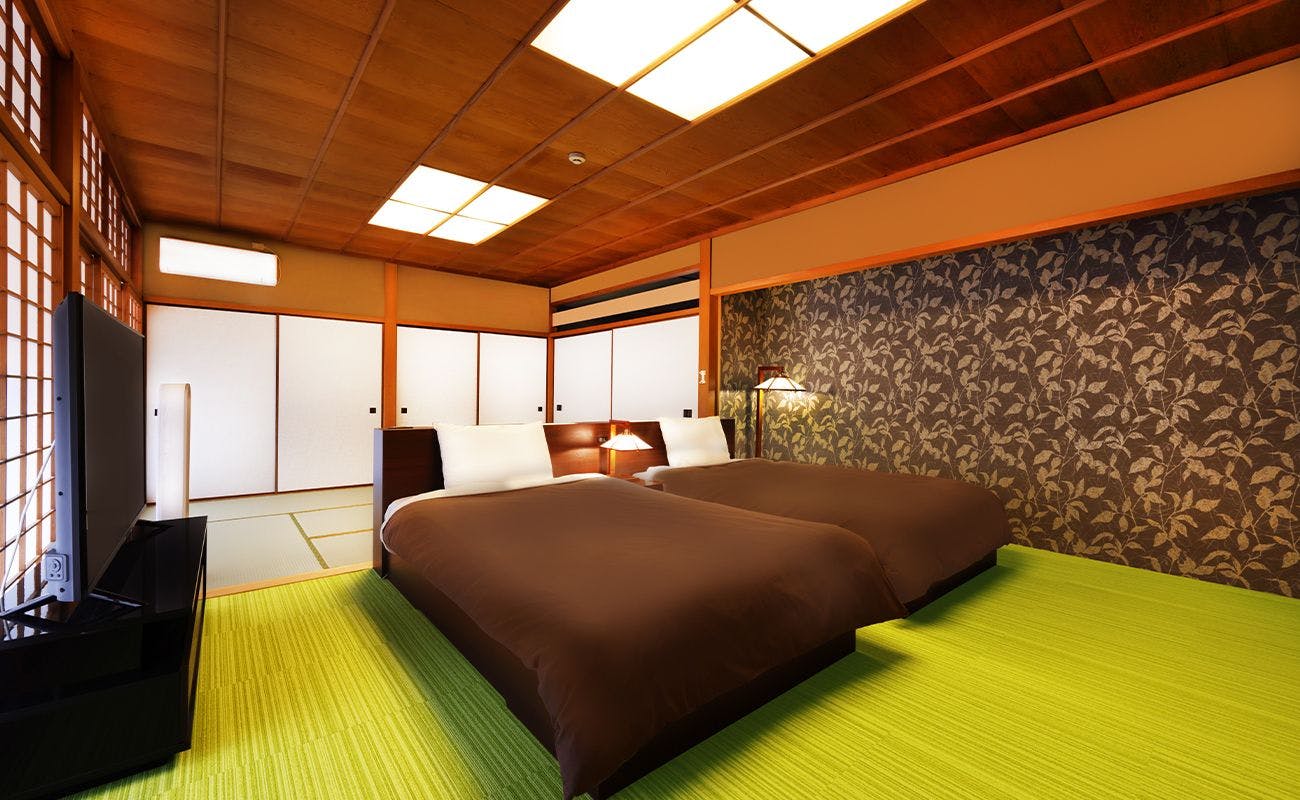 和洋套房，附單元浴室，26號房