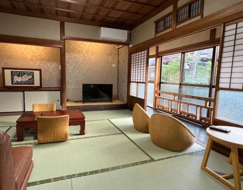 【志功別荘】源泉掛流し半露天風呂付離れ