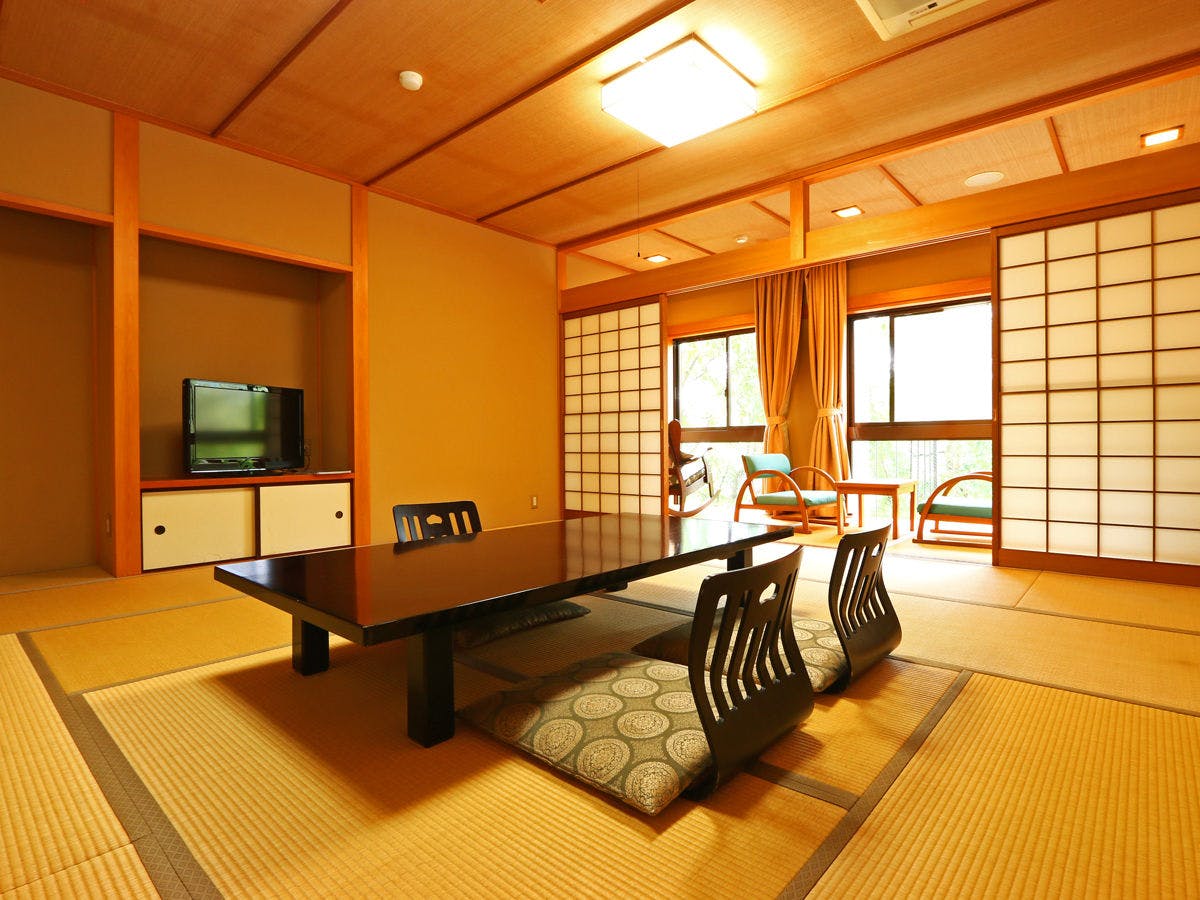 ห้องพักสไตล์ญี่ปุ่นแบบไร้สิ่งกีดขวาง