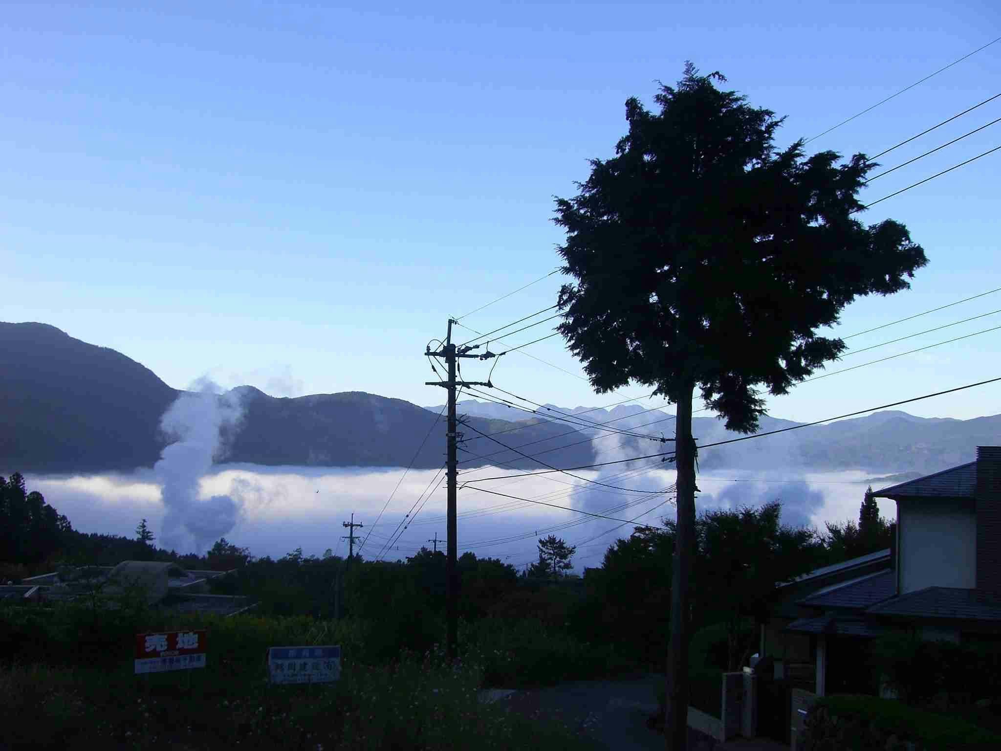 ชมทะเลหมอกจากโรงอาหาร