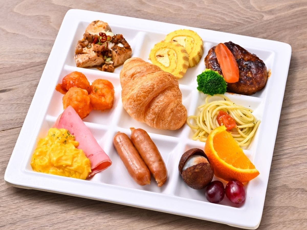 ภาพตัวอย่างการจัดอาหารเช้าบุฟเฟ่ต์