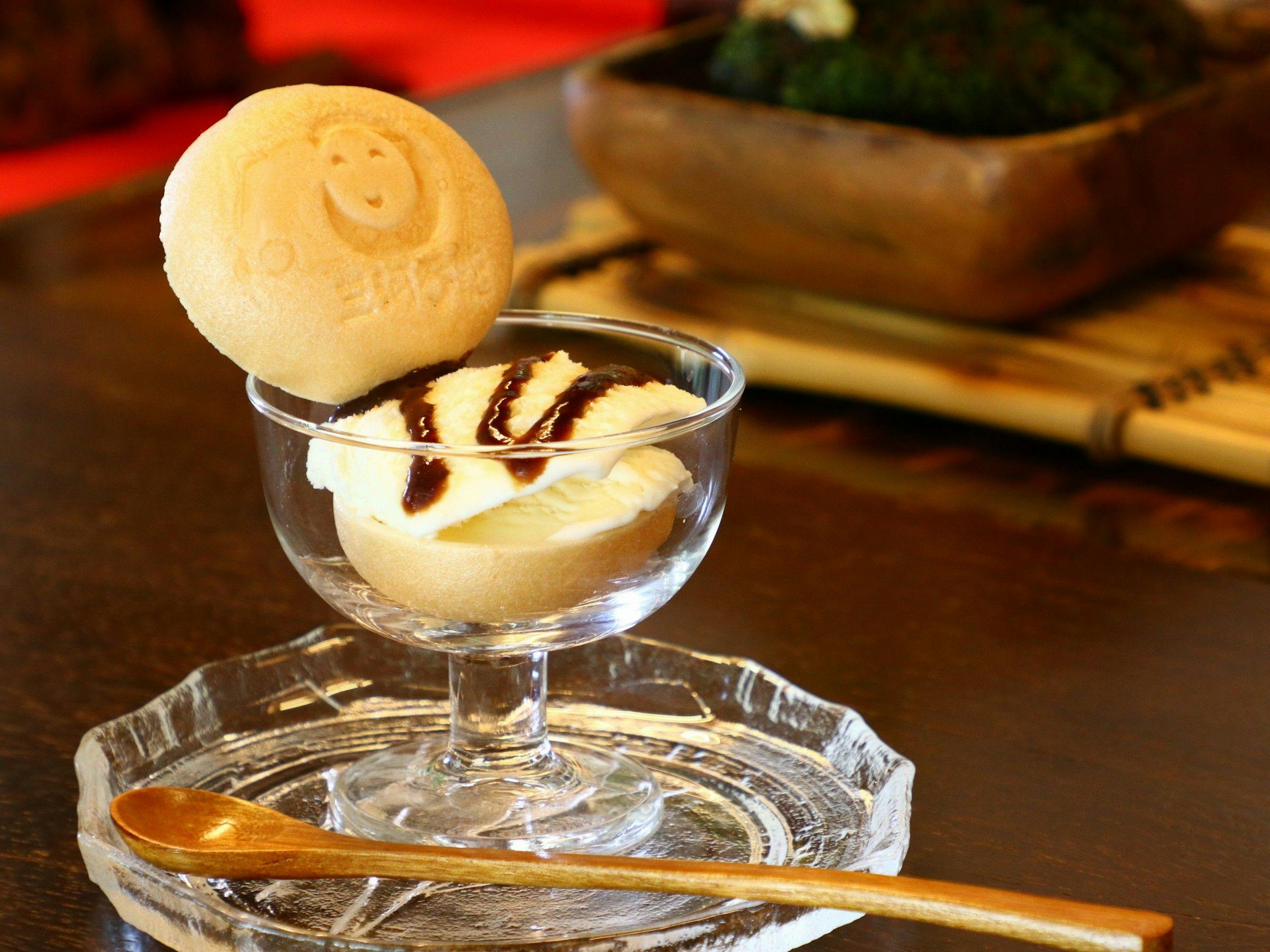 ไอศกรีมถั่วในโมจิ