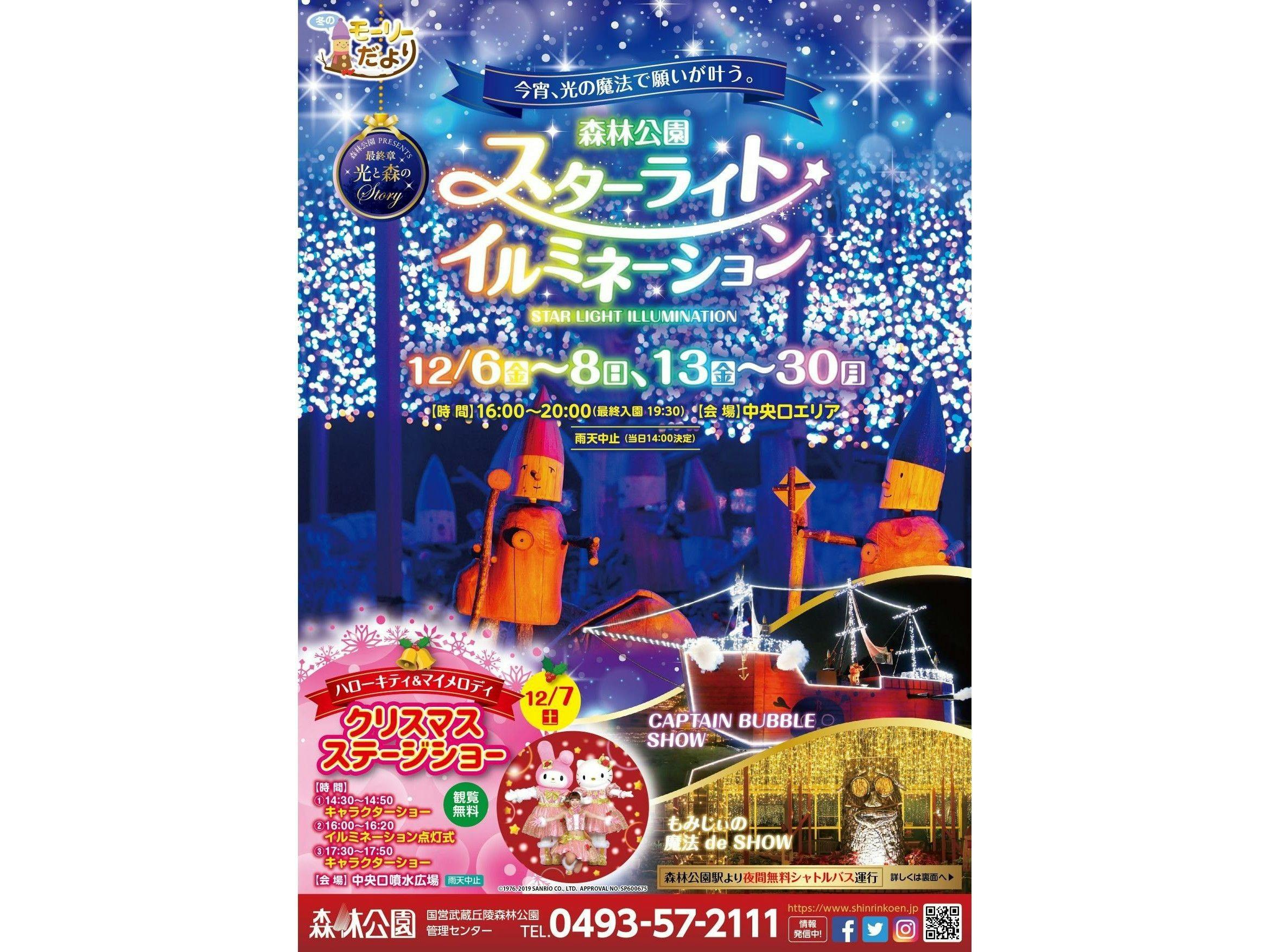 森林公園スターライトイルミネーション