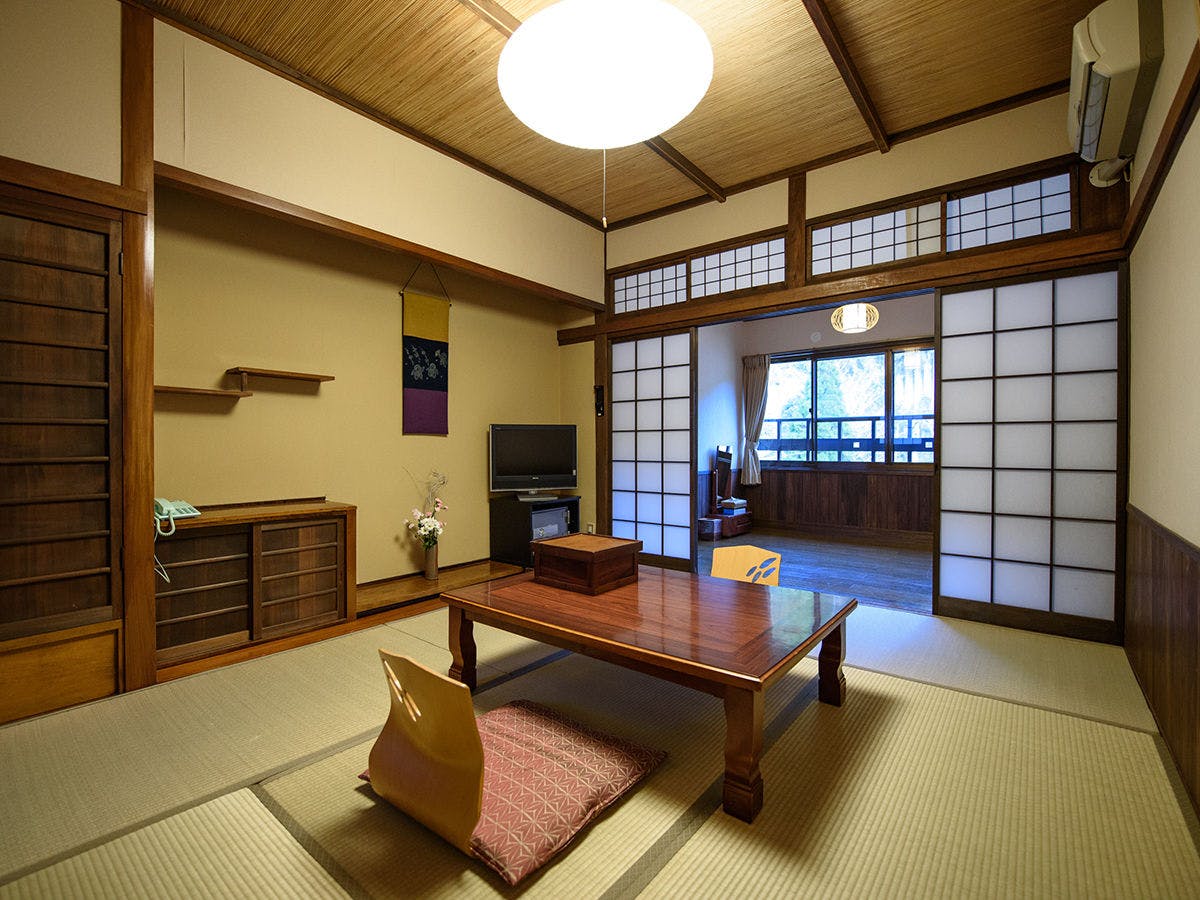 【Rumah Utama】Kamar bergaya Jepang (6 tatami + 4,5 tatami dengan lantai kayu)