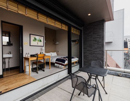 5Fで唯一テラスのあるお部屋タイプ。