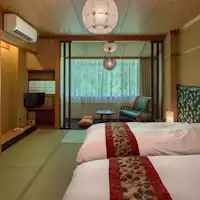 ห้องสไตล์ญี่ปุ่นพร้อมเตียงต่ำ