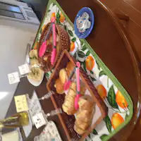 Sarapan roti panggang yang lembut.