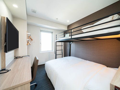 二段ベッドツインルームです。