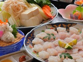 年中天然クエが食べられる！民宿松林