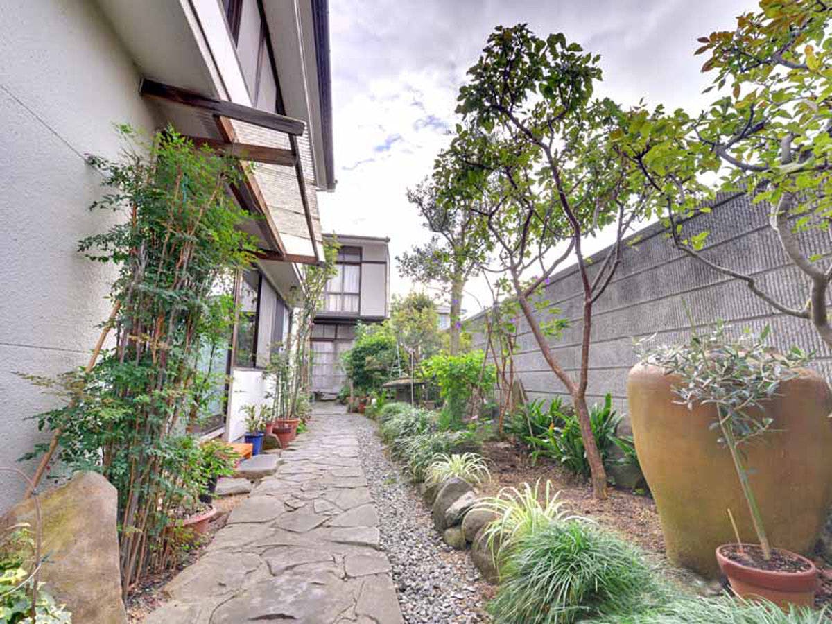 在中庭感受四季的变化。