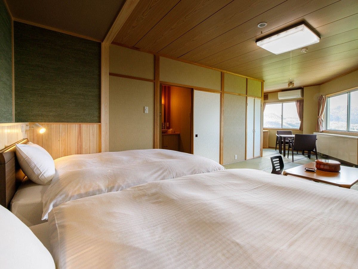 북알프스 전망 객실【일본식 침실】