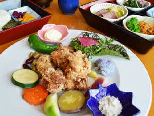 はちきん地鶏のから揚げ御膳