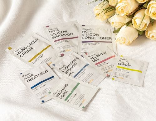 女性スタッフ考案のオーガニックアメニティ