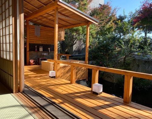 一室だけご用意「離れの和室」。