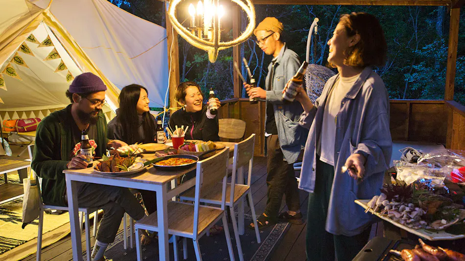 Ryokan & Glamping Resort: The Inn Where the Sound of Deer Echoes - Hanazansui