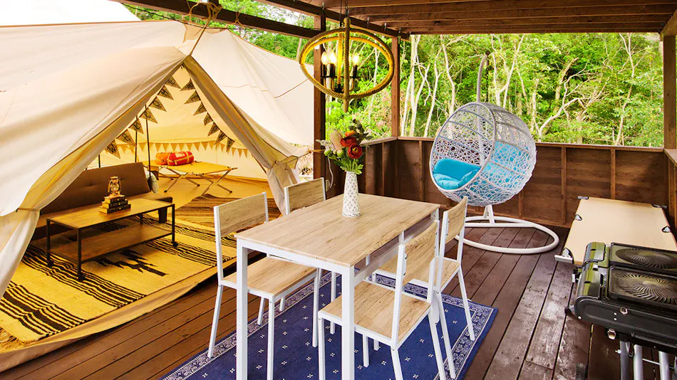 Ryokan & Glamping Resort: The Inn Where the Sound of Deer Echoes - Hanazansui
