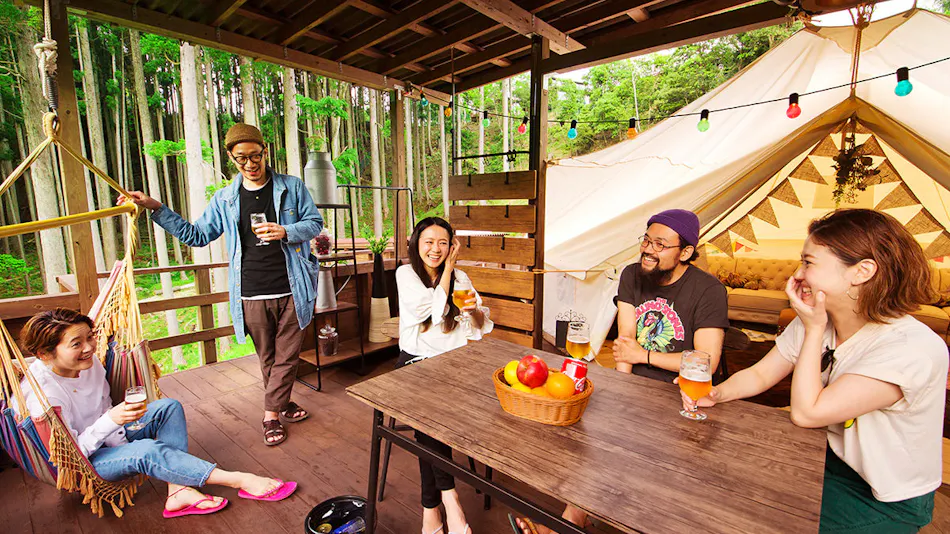 Ryokan & Glamping Resort: The Inn Where the Sound of Deer Echoes - Hanazansui