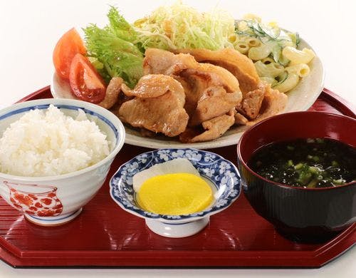 【お料理】日替わり生姜焼き定食