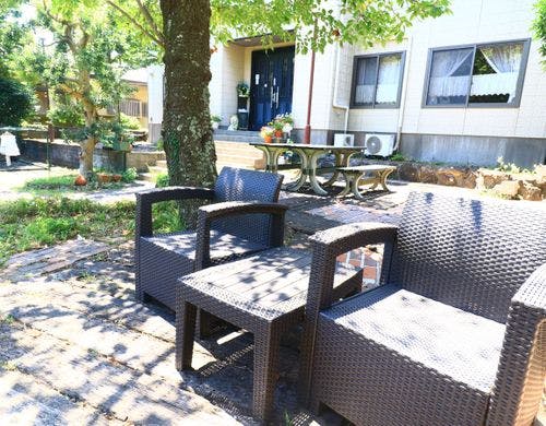 伊豆高原の心地いい風を感じる庭