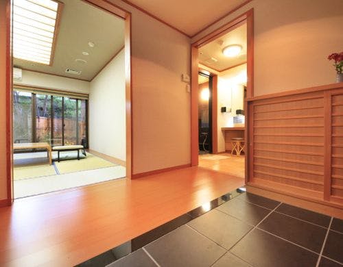 【露天風呂付客室】バリアフリー客室です。
