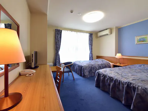 ห้องพักแบบเตียงคู่สไตล์ตะวันตก ขนาด 20.8 ตารางเมตร ปลอดบุหรี่