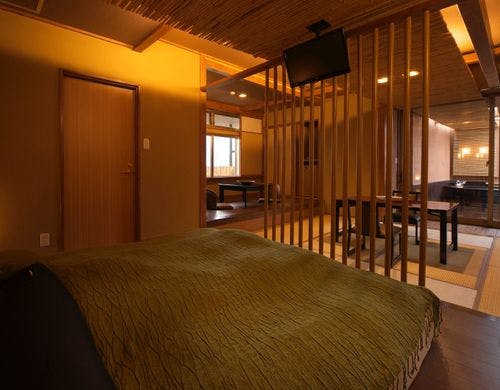 露天風呂付客室　天目