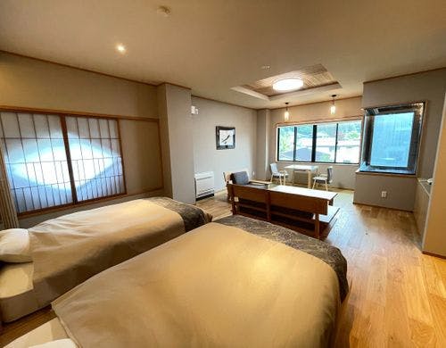 客室内風呂付＜銀嶺＞極上温泉を独り占め。