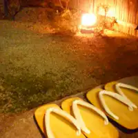 สวนเล็กๆ บนชั้น 1 ของฮานามิกิ.